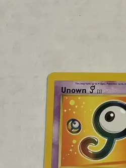 VTG Pokemon TCG Unown [J] 38 Black Star Promo Non Holo 2001 LP - Image 4