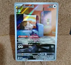 Skwovet 222/198 Illustration Rare Scarlet & Violet Pokemon Near Mint - Image 1