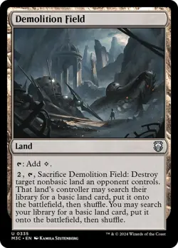 NM Demolition Field, MGT, Modern Horizons 3, Magic the Gathering, 335 - Image 1