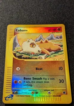 Pokemon EXPEDITION - #103/165 Cubone - Reverse Holo - ENG - Near Mint- - Image 4