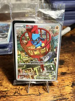 Pokemon TCG - Riolu - Pokemon Center Stamped 010 Black Star Promo Sealed - Image 1