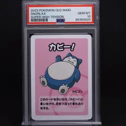PSA 10 Snorlax Old Maid Super High Tension Ooyama Graded Pokemon TCG - Image 1