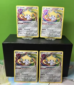 Jirachi 119/185 Amazing Rare LOT x4 Vivid Voltage Pokemon TCG NM or better - Image 1
