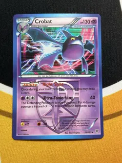 CROBAT - 55/135 - Plasma Storm - * RARE * - * HOLO * - Pokemon Card - NM - Image 1