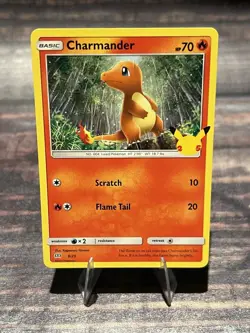 Charmander 9/25 Non Holo McDonalds 25th Anniversary Promo Pokemon Card - Image 1