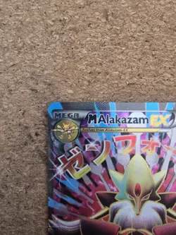 Mega M Alakazam EX 118/124 Fates Collide Full Art Ultra Rare Holo Pokemon Card - Image 4