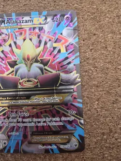 Mega M Alakazam EX 118/124 Fates Collide Full Art Ultra Rare Holo Pokemon Card - Image 5