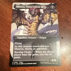Magic: The Gathering FFXIV Zenos yae Galvus & Shinryu Cards Lot - Image 2