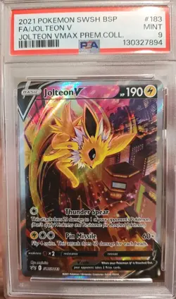 Jolteon V SWSH183 SWSH: Sword & Shield Promo Cards Holo - Image 1