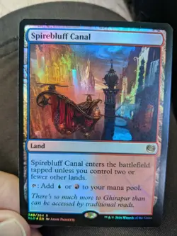1x Spirebluff Canal Foil Near Mint NM - UR Prowess Modern MTG Kaladesh KLD x1 - Image 1