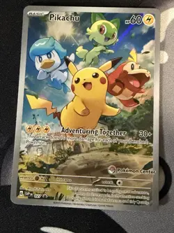 Pikachu SVP EN 027 Pokemon Center Promo Paldea Evolved Scarlet & Violet NM/M - Image 3
