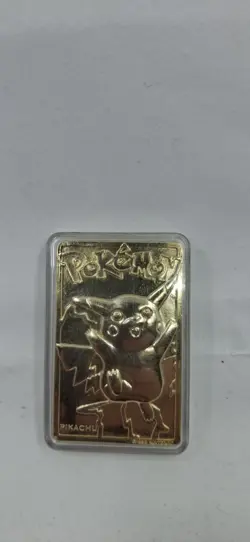 Pokemon 23K Gold Plated promo Card Pikachu Burger King 1999 #25 w/hard case - Image 3