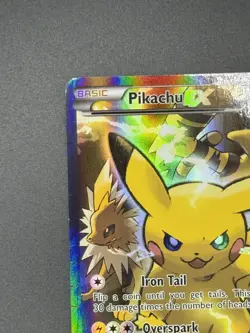 Pokemon Pikachu EX Full Art Holo Black Star Promo XY124 130 - Image 3
