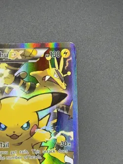 Pokemon Pikachu EX Full Art Holo Black Star Promo XY124 130 - Image 4