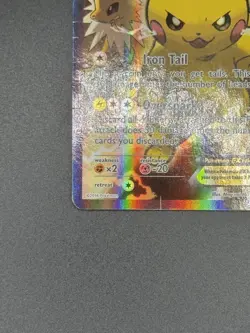 Pokemon Pikachu EX Full Art Holo Black Star Promo XY124 130 - Image 5