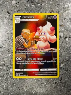 Pokemon TCG Cards Alcremie TG08/TG30 Brilliant Stars Trainer Gallery Art Rare NM - Image 1