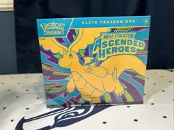 Ascended Hero’s Elite Trainer Box Pokemon TCG New Factory Sealed Box - Image 1
