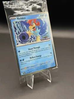 Keldeo 019/086 ME04 Chaos Rising Stamped Holo Promo SEALED Pokemon - Image 2