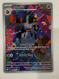 Pokemon TCG Ascended Heroes Banette Illustration Rare IR 234/217 - Image 1