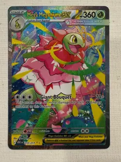 Pokemon TCG Mega Meganium EX 272/217 Full Art - Image 1