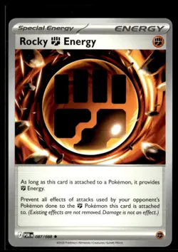 2025 Perfect Order- Non Holo Pre Release Exclusive- Rocky Fighting Energy Rare - Image 1