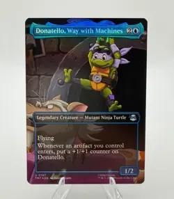 Donatello, Way with Machines (Borderless) U Teenage Mutant Ninja Turtles 197 NM - Image 1
