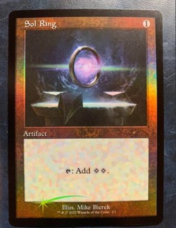 Sol Ring Retro FOIL 2022 Love Your Game Store PROMO MTG NM - Image 1