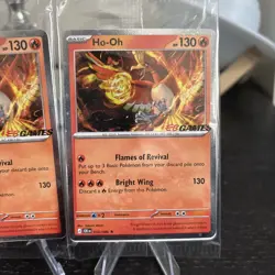 4x Pokemon TCG Ho-Oh EB Games Stamped Promo 010/086 Chaos Rising Mint Sealed - Image 5