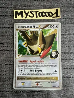 Carte Pokemon Etouraptor Niv X 147/147 Platine Vainqueurs Supremes Francais Occa - Image 1