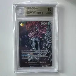 One Piece St. Ethanbaron v. Nusjuro Alt Art OP13-080 Carrying On His Will PSA 10 - Image 1