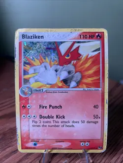 Pokemon TCG Blaziken Holo Rare Card 1/17 Hp - Image 1