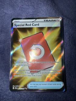 Pokemon Special Red Card Ultra Rare 113/086 Me04: Chaos Rising Holo NM Mint - Image 1