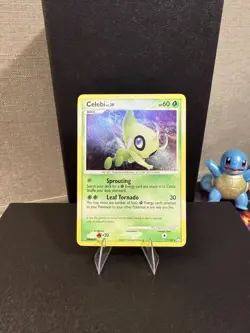 Pokemon Card - Celebi Mysterious Treasures 7/123 Holo Rare - Image 1