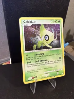 Pokemon Card - Celebi Mysterious Treasures 7/123 Holo Rare - Image 3