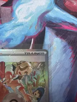 Pokemon TCG Scarlet & Violet Arven Trainer Full Art SIR Holo Card 235/198 - Image 3