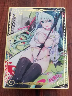 Hatsune Miku - Goddess Story Gold Metal XM Card - Image 1