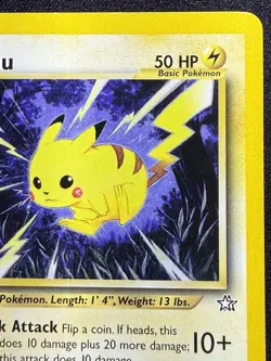Pokemon Pikachu TCG Neo Genesis Card 70/111 Unlimited Common MP - Image 2