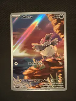 Vullaby 144/086 Illustration HP 70 Pokemon Card White Flare - Image 1