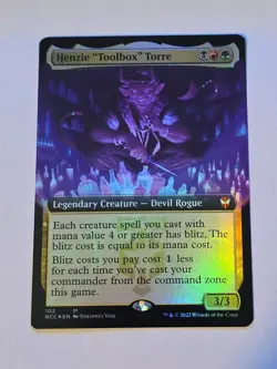 Henzie "Toolbox" Torre (Extended Art) Commander: Streets of New Capenna Foil - Image 1