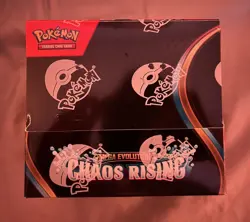 Pokemon Chaos Rising Booster Box 36 Packs Factory Sealed - English TCG - Image 1