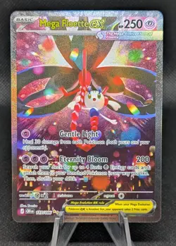 Mega Floette ex 117/086 Me04: Chaos Rising Pokemon Special Illustration Rare SIR - Image 1