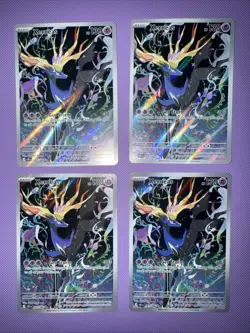 4x Xerneas 091/086 Pokemon Chaos Rising CRI Illustration Rare IR NM Mint Lot - Image 1