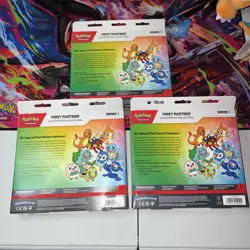 3x First Partner Illustration Collection Series 1 Boxes: Pokemon - New & Sealed - Image 2