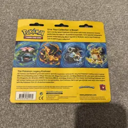 Pokemon XY Evolutions 3 Pack Blister Black Kyurem Promo - Image 2