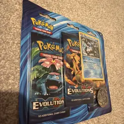 Pokemon XY Evolutions 3 Pack Blister Black Kyurem Promo - Image 3