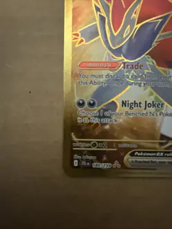 2025 Pokemon Journey Together N’s Zoroark Ex 189/159 Ultra Rare - Image 3