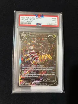 Pokemon TCG Giratina v 186/196 2022 Swsh11: Lost Origin Full Art English PSA 9 - Image 1