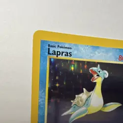 Pokemon TCG Lapras Fossil Holo Rare Unlimited 10/62 80 HP 1999 English - Image 3