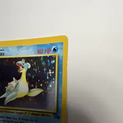 Pokemon TCG Lapras Fossil Holo Rare Unlimited 10/62 80 HP 1999 English - Image 4