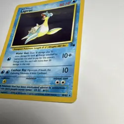 Pokemon TCG Lapras Fossil Holo Rare Unlimited 10/62 80 HP 1999 English - Image 5